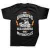 Funny Some Grandpas Ride Motorcycles T Shirts Graphic Streetwear Short Sleeve Birthday Gifts Summer Style Tshirt Unisexs Clothing