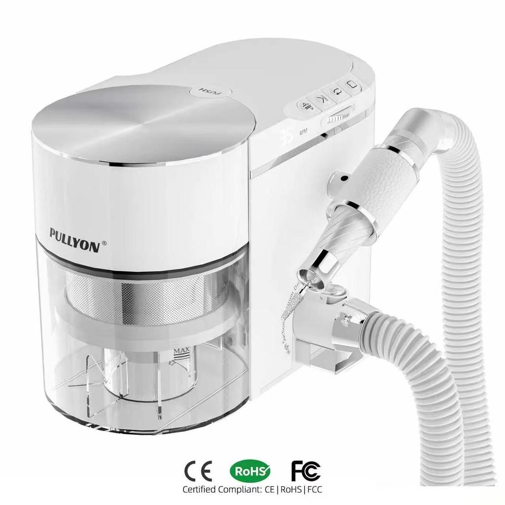 Taladro Eléctrico para Uñas 2 en 1 de 240W con Extractor de Polvo Incorporado Herramienta Profesional de Lima de Uñas para Salón de Manicura Pedicura