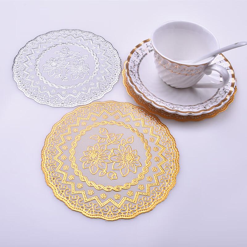 Churong 20cm Hot Stamped PVC Coaster & Tray Mat