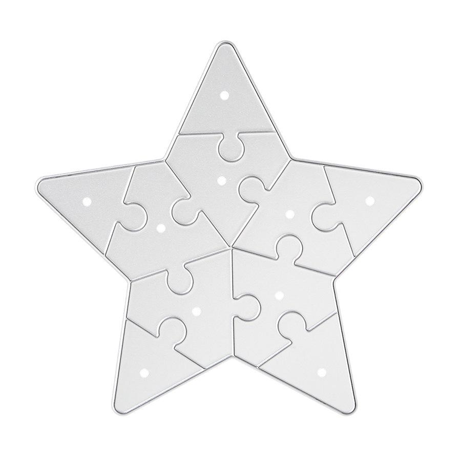 6410 Sternförmige Stanzform aus Kohlenstoffstahl für Puzzles zum Selbermachen, Erscheinungsdatum Mai 2024