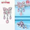 New Silver 925 Blue Dragonfly Butterfly Charms Beads Fit Original Bracelet for Women DIY Fine Jewelry Accessories Beads Gifts