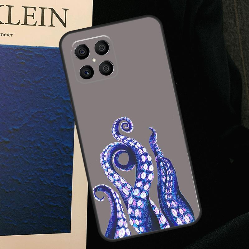 Octopus Case For Honor 50 70 90 Lite X9b X9a X8b X8a X8 X9 X9c Honor 200 Pro Magic 7 5 6 Lite Cover