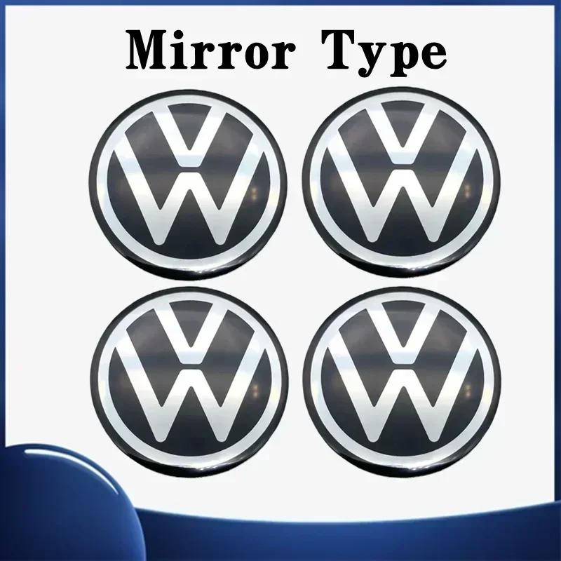 New 4PCS 60mm Repack Wheel Center Cap Logo Hub Cover Badge For Volkswagen Polo Passat B5 B6 B7 T4 T5 MK4 MK5 MK6 Tiguan Jet
