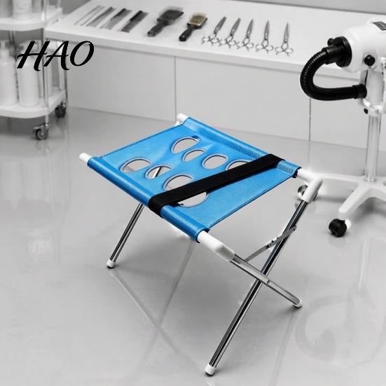 Pet Wash Station for Dogs Dog Grooming Hammock Stand, with Mesh Platform, Stainless Steel Table Foldable 8-Hole Cats Care Restraint System