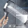 Square Large Panel Shower Head 3 Mode Bathroom Shower Tool Bathroom Shower Head  Replacement Part