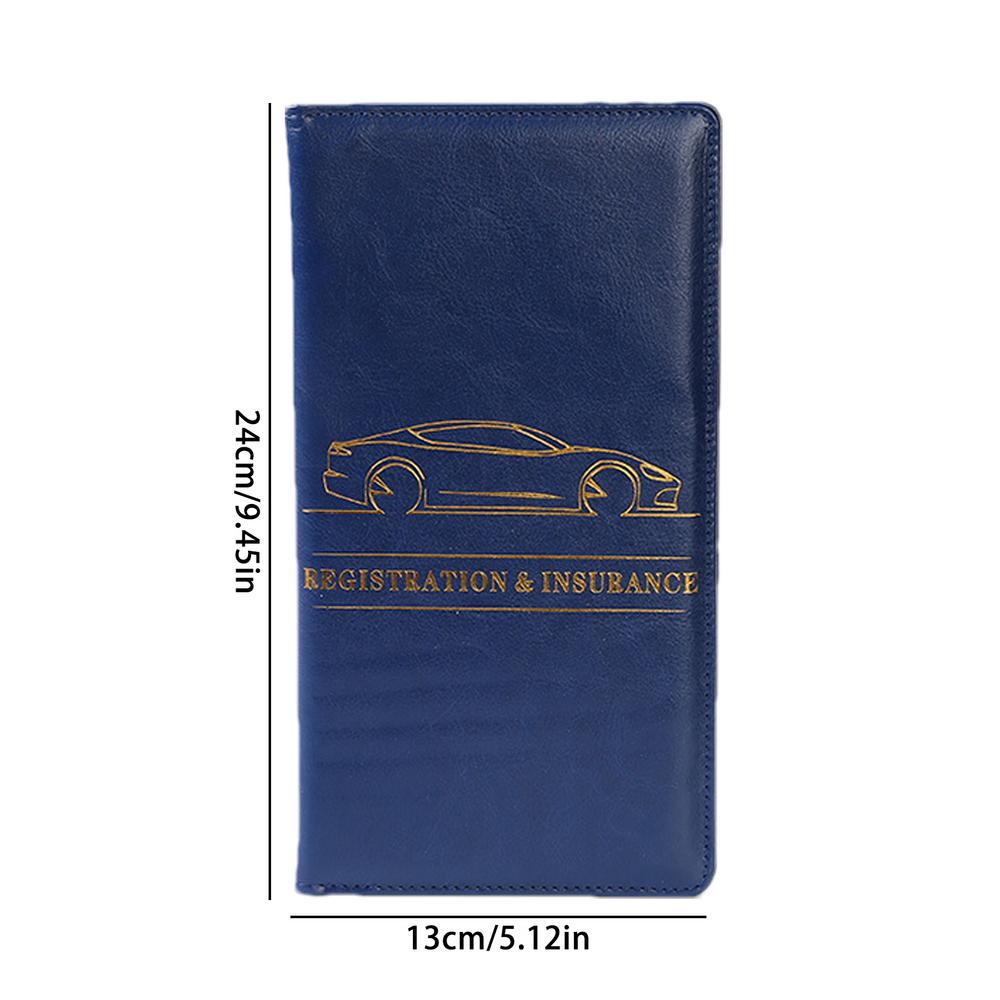 

Для грузовиков автомобильный держатель документов PU кожаный кошелек для регистрации автомобиля аксессуары для салона автомобиля документный кошелек для документов синий