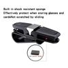 Car Sunglasses Frame Carbon Fiber Bills Glasses Clip Multi Function In Car Creative Eye Box Card Double Headed Clip On Board