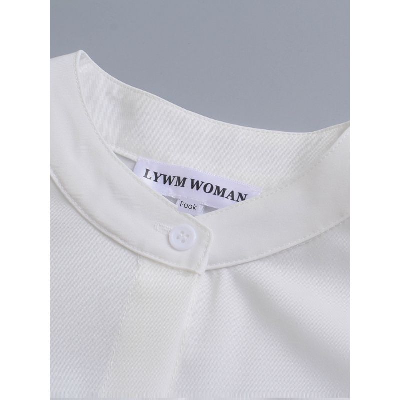 Women's Fashion Draped Stretch High Waist Drawstring Shirt