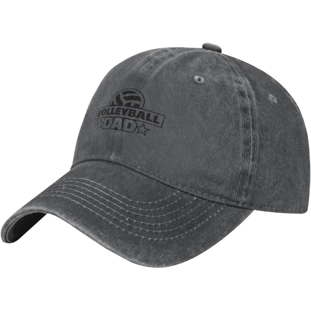 Volleyball Baseball Cap Washed Cotton Low Profile Adjustable Dad Hat for Unisex