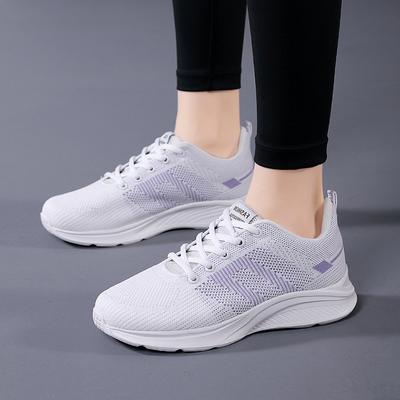 Women Shoes Sports Shoes Spring/Summer New Lightweight Tourism Leisure Breathable Running Shoes Soft Sole Tourism Shoes, Large Size