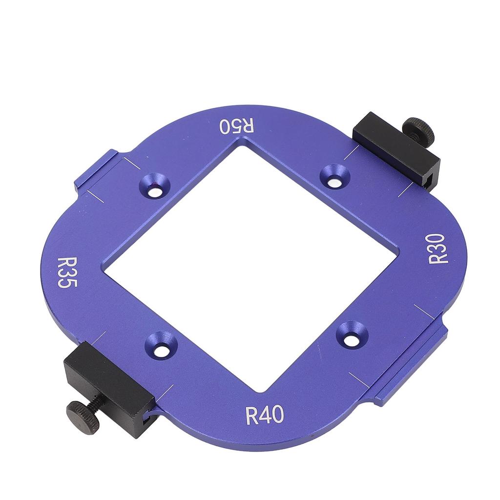 Round Corner Radius Template Woodworking Router Table Jig R30 R35 R40 R50 Angle Trimming Cutter