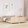 Vidaxl Bed Frame Without Mattress, 150X200 Cm, Solid Pine Wood