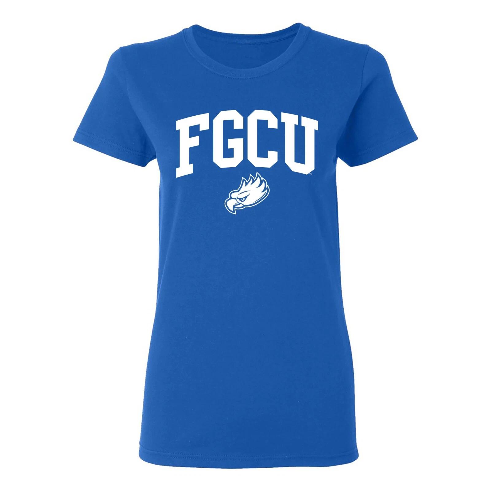 FGCU Eagles Arch Logo Womens T-Shirt - Royal S