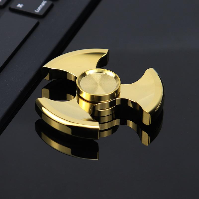 Spinner Fidget Stainless Steel Stress Easing Toys Anxiety Therapy Edc Gadgets Cool Stuff For Kids Adults For Kids Adults Children's Birthday Gift