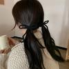 Cute Fairy Flat Clips Hairpin 2000s Style Balletcore Headdress Bunches Accessories Elegant Bowknot Cute Headdress
