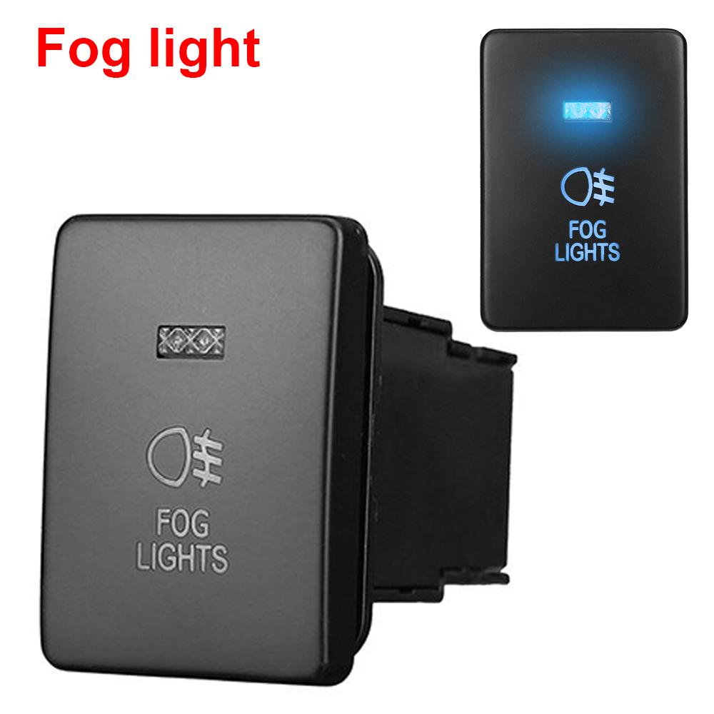 

Кнопка автомобильного освещения 12 В, противотуманная фара, задний фонарь, светодиодный переключатель для Mitsubishi Mirage LA Outlander ZK Pajero Sport QE