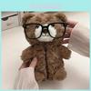Teddy Bear Pencil Case With Plush Material For Students And Kids