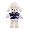 White Cartoon Dog Animal Stuffed Plush Toy Scarf Doll Children Birthday Gifts
