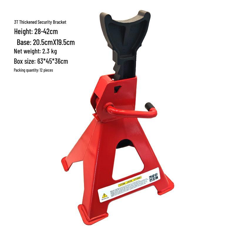 3T Heavy Duty Reinforced Safety Jack Stand