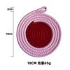 Contrasting cotton rope placemat pastoral thickened thermal insulation pad cotton and linen woven table mat household heat-resistant and anti-scalding
