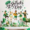 St. Patrick's Day Clover Letter Bedroom Living Room Study Room Holiday Decoration Beautification Stickers
