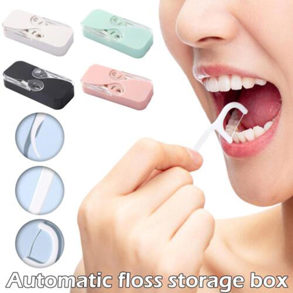 Portable Storage Box For Flosses Sticks Easy To Refils Water-Proof Dust-Proof Great For Picnics Travel