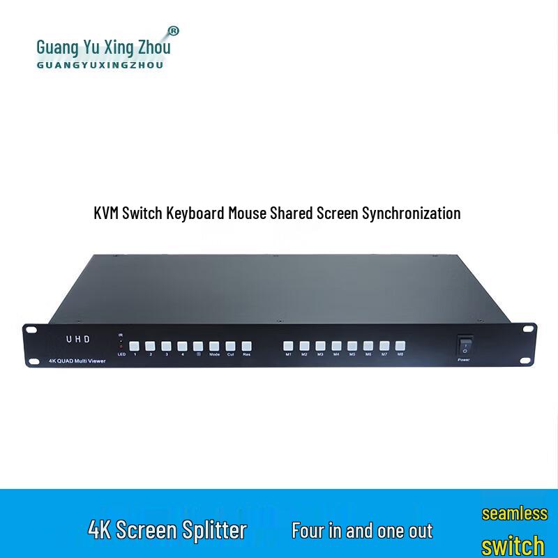 4K HDMI KVM 4x1 Video Splitter Switcher