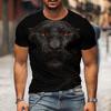 Men's Unisex Animal Graphic Prints T Shirt Short Sleeve T Shirt 3D Print Crew Neck Shirt Sports Designer Casual Outdoor Street Daily