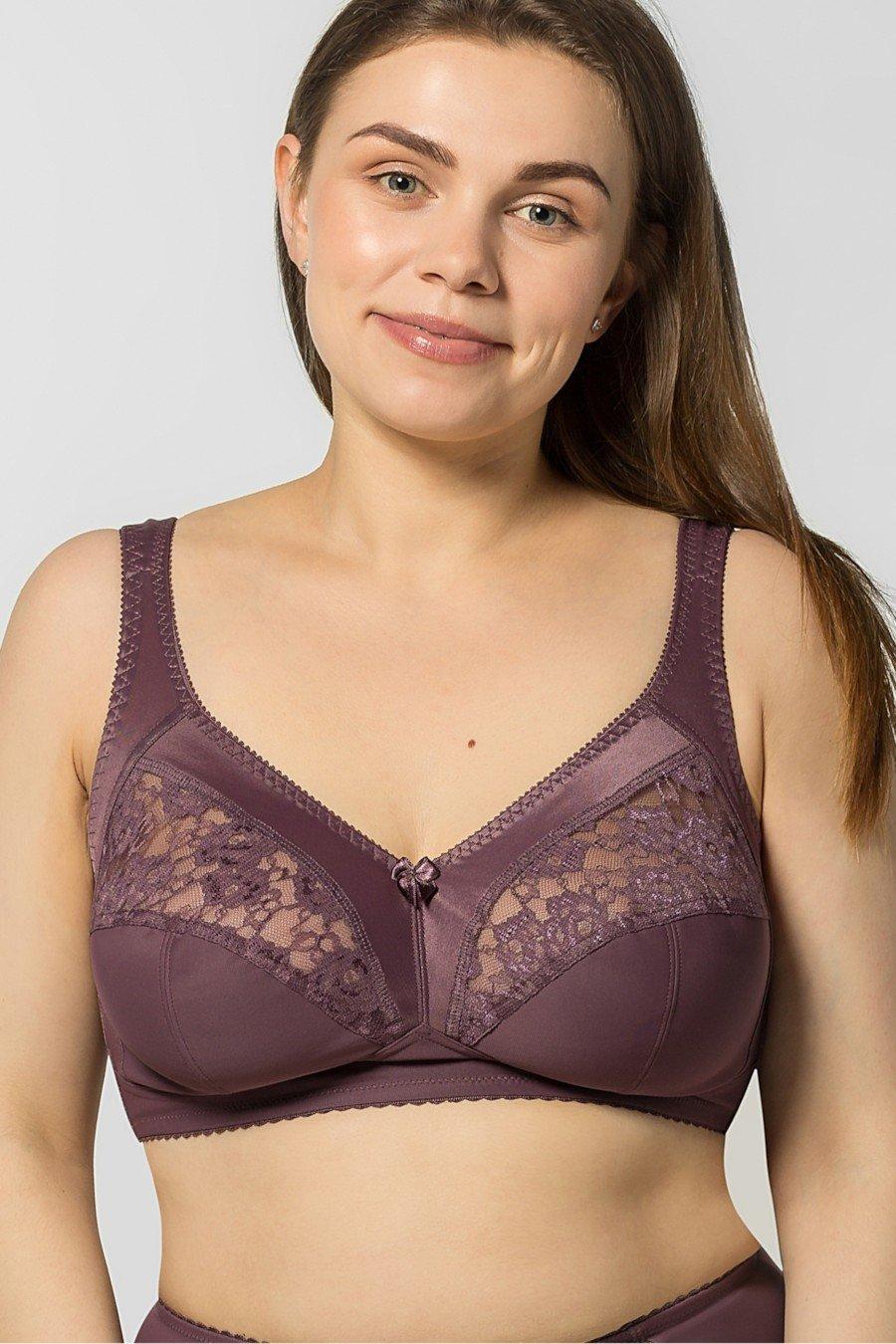 

Бюстгальтер з м якою чашкою brabrabra (94563) 110B brown-nose кольору