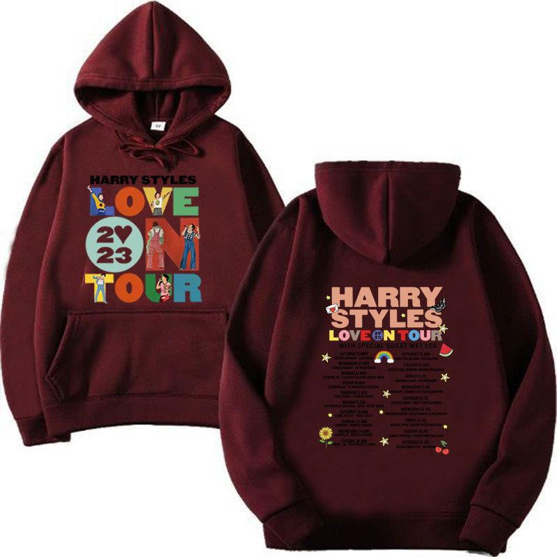 Unisex Love On Tour 2023 Letter Print Casual Sports Hoodie