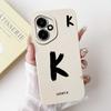 For Honor 400 5G 6.55" Case Fashion Lucky Letters A-Z Soft Silicone Cover For Huawei Honor400 5G DNY-NX9 Phone Shell Bumper