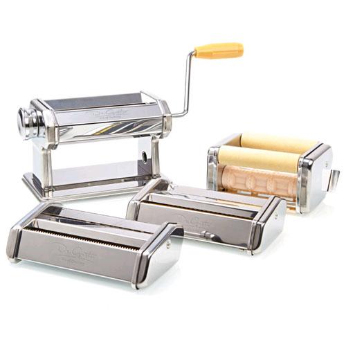 Homemade Pasta And Ravioli Machine With Attachments - Large Set
