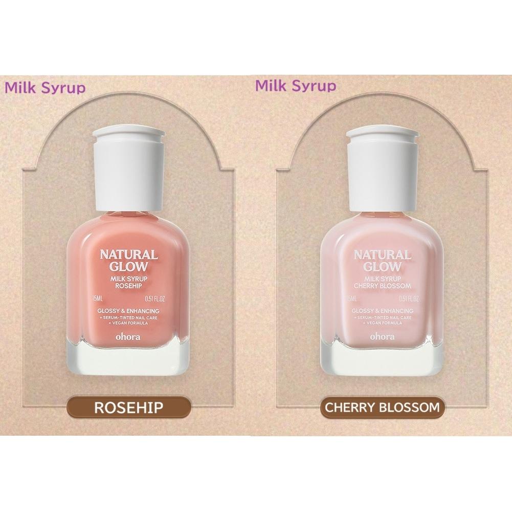 OHORA Sada posilovače nehtů Sirup Posilující péče o nehty Lesk 10 ml x2 (10 X 10)
