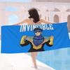Animation I-Invincible Big Microfiber Beach Towels Quick Dry Towel Sand Beach Towels Pool Towel for Travel Swim Pool Yoga