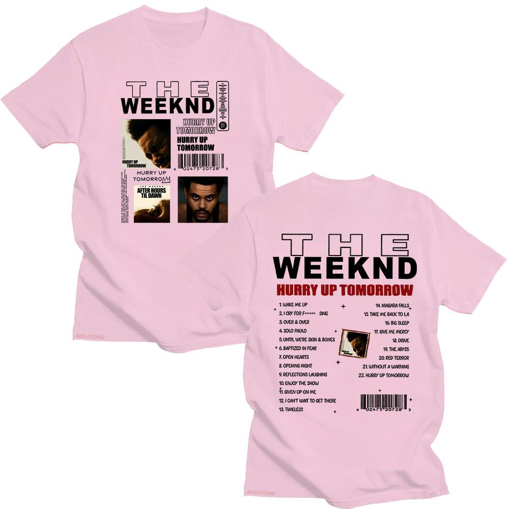 TheWeeknd Album Hurry Up Tomorrow T-shirts Vintage HURRY UP TOMORROW Women/Men Funko Pop Clothing Cotton Y2K New Pattern Tshirt