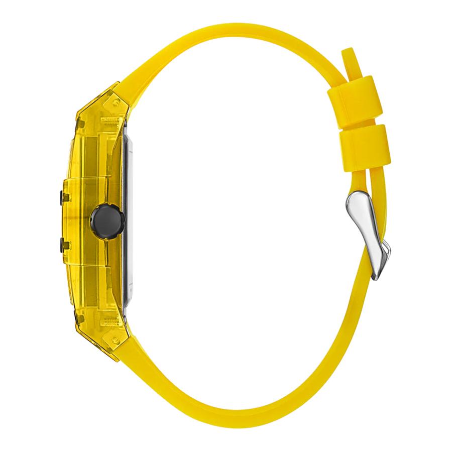 Phoenix Multi-Function Men's Quartz Watch Yellow Silicone Strap And Black Tonneau Dial Casual Watch For Daily Street Style SportyGift