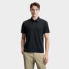 FILA F.C. Classic Minimalist Basic Casual Light Business Versatile Comfortable Knitted Short Sleeve Polo Shirt Men tops Deep-Black F11M621103FBK