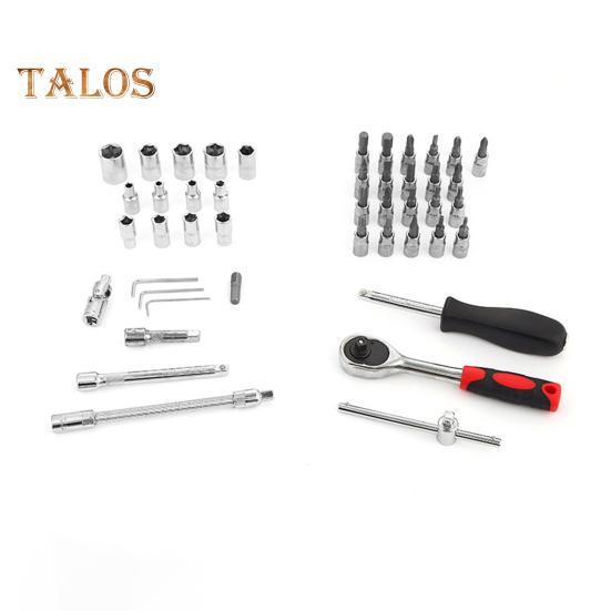 46-teiliges Auto-Schraubenschlüssel-Set, starke Drehmomentschlüssel, Auto-Reparaturwerkzeuge für Autos, Fahrräder, Motorräder, Antriebsnüsse, Sechskant-Sets für PH, SL, PZ, HEX, T-Bohrer