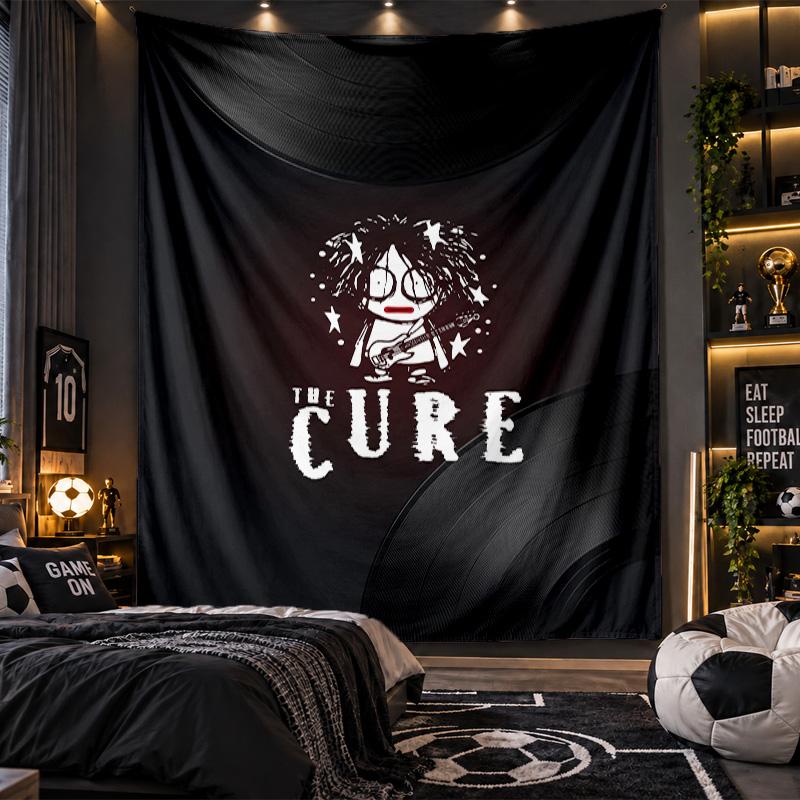 Wall Hanging Tapestry The Cure Print Cloth for Living Room Bedroom Home Decor