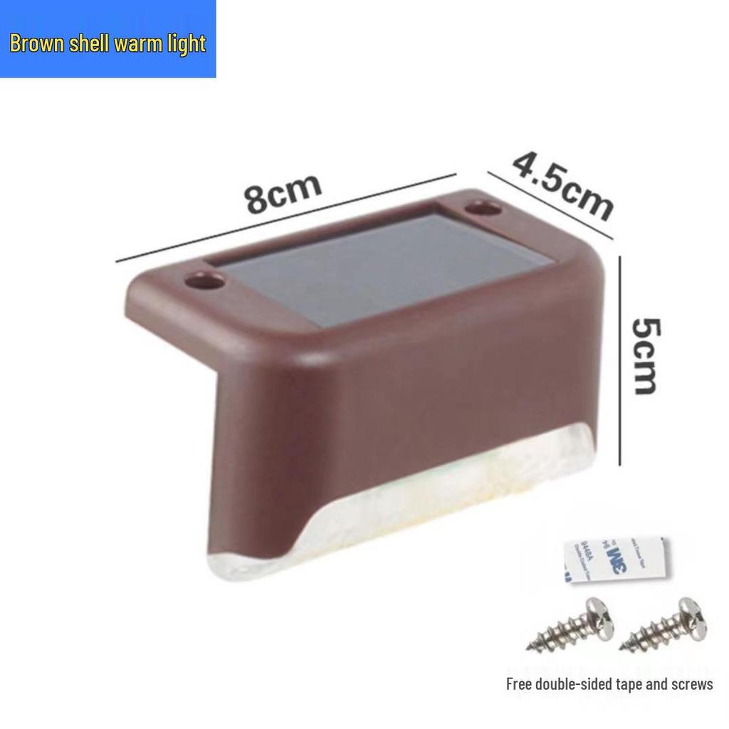 Waterproof Solar Stair & Wall Lights for Outdoor Fences and Courtyards