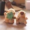 Cute Plush Capybara Keychain Pendant Toy Bag Decoration Doll