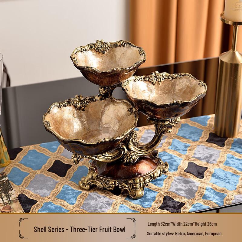 Naixiang Retro Shell Craft Fruit Plate