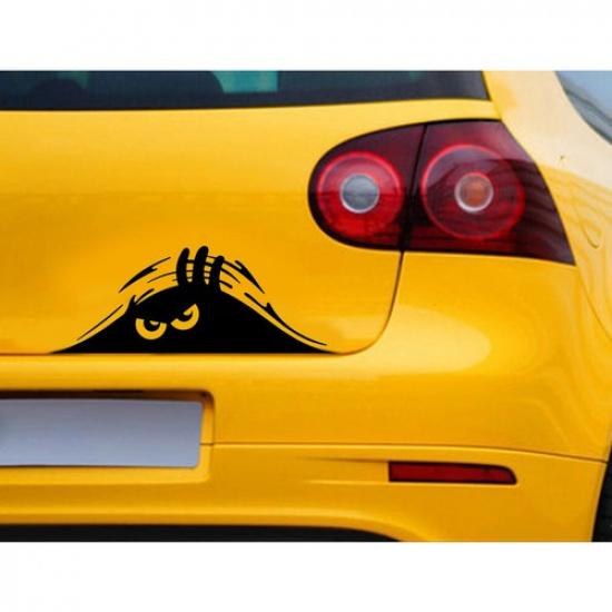 1x Eyes Monster Peeper Scary Bumper Window Vinyl Decal Car Stickers Accessories