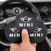 AWS1 2Pcs Leather Car Cup Holder Pad Anti Noise Coaster For MINI One Cooper JCW Countryman Clubman Cabrio Paceman Coupe Roadster R59