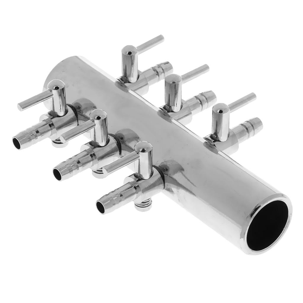 4/6/8/10/12 Way Pump Manifold for Marine Fish Tank Aquarium