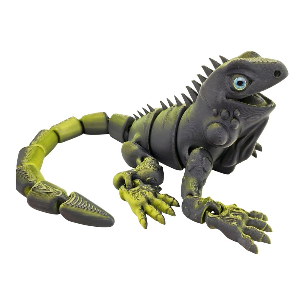 3D Printed Lizard Figurine Realistic Design Detailed Texture Collectible Model for Display and Decoration Home Office Desk Accessory