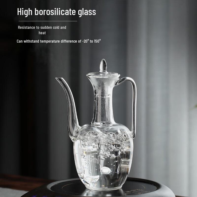 Baizi'en 500ml High Borosilicate Glass Teapot