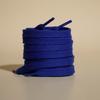 1Pair/3Pair NEW Flat High-Quality Cotton Shoelace Suitable for A Variety of Shoes 0.8 Cm Wide Unisex Solid-Color Shoelaces