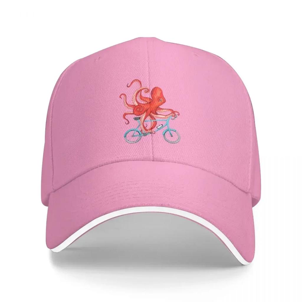 Cycling Octopus Cap Fashion Casual Baseball Caps Adjustable Hat Hip Hop Summer Unisex Baseball Hats Customizable Polychromatic