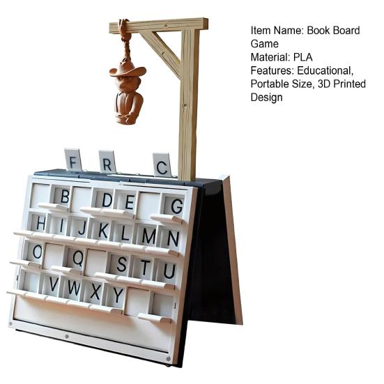 Joc de Societate Imprimat 3D Tablă de Joc Spânzurătoarea Patru la Rând Bătălia Navală Joc de Șah Adolescenți Adulți Portabil Educativ Pliabil Joc de Joacă Joc de Strategie